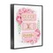 Stupell Industries Pink & Gold Glam Tickets Framed Giclee Wall Art Design by Amanda Greenwood